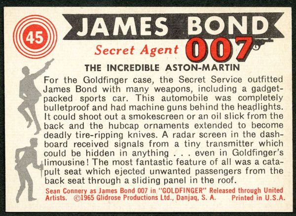 1965 Philadelphia Gum James Bond